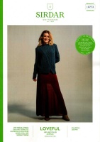 Knitting Pattern - Sirdar 10773 - Loveful DK - Ladies Sweater